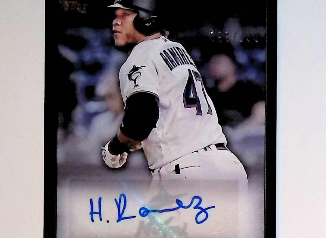 2020 Topps Baseball Stars Autograph Black #BSA-HR Harold Ramirez - LoCo Collectables