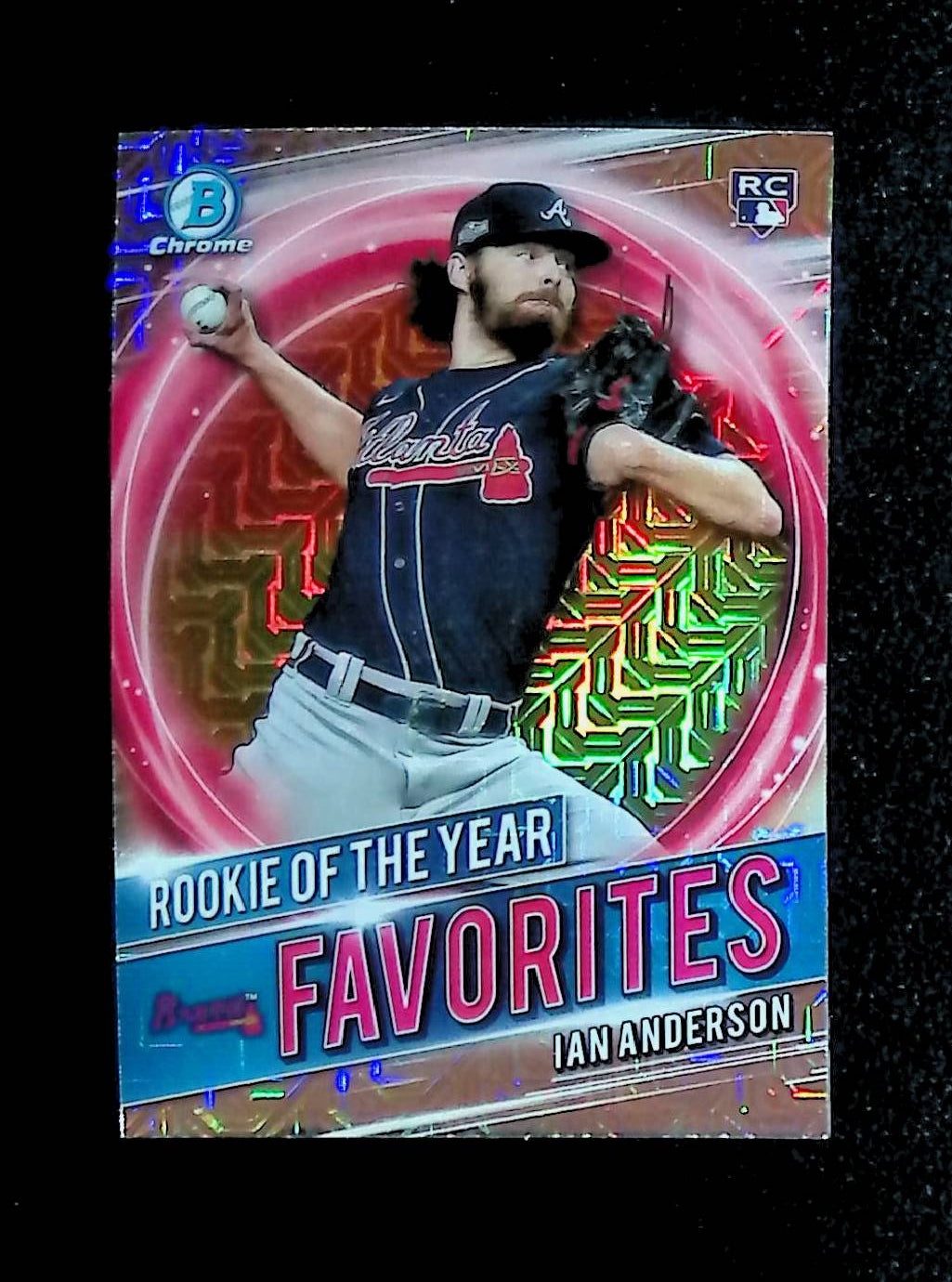 Ian Anderson 2021 Bowman Chrome Mega Box Rookie of the Year Favorites Refractors #RRY-IA (Rookie Card) - LoCo Collectables