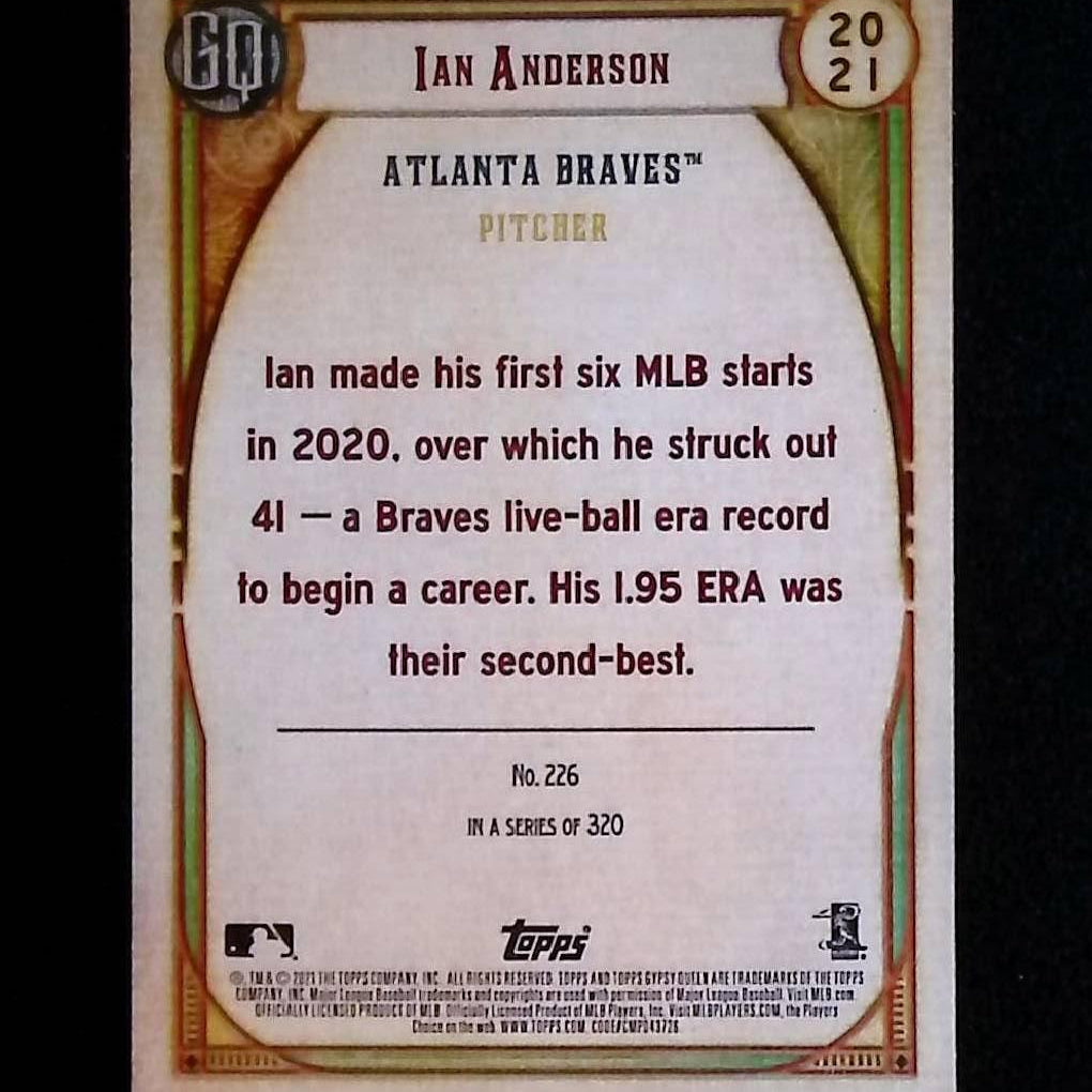 Ian Anderson 2021 Topps Gypsy Queen #226 (Rookie Card) - LoCo Collectables