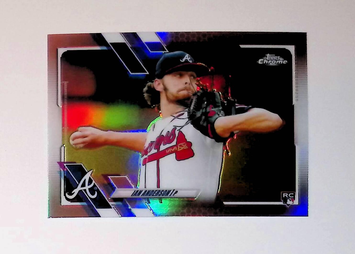Ian Anderson 2021 Topps Chrome Refractor #6 (Rookie Card) - LoCo Collectables
