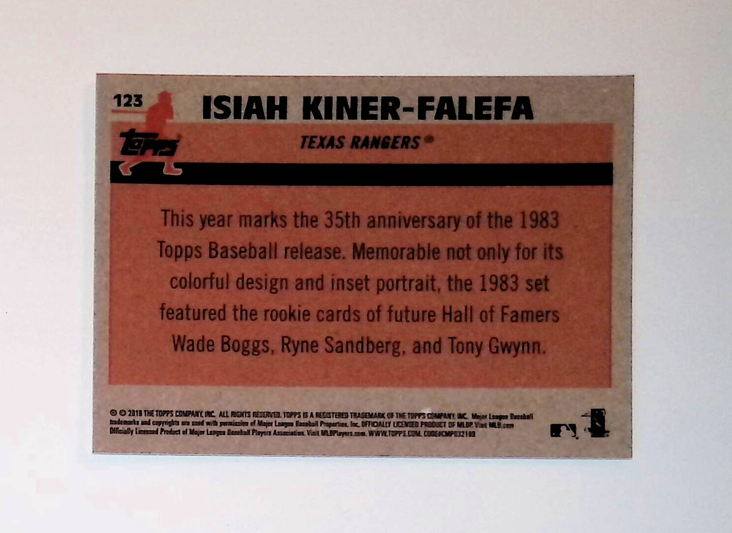 Isiah Kiner-Falefa 2018 Topps '83 Topps Silver Pack Chrome #123 (Rookie Card) - LoCo Collectables