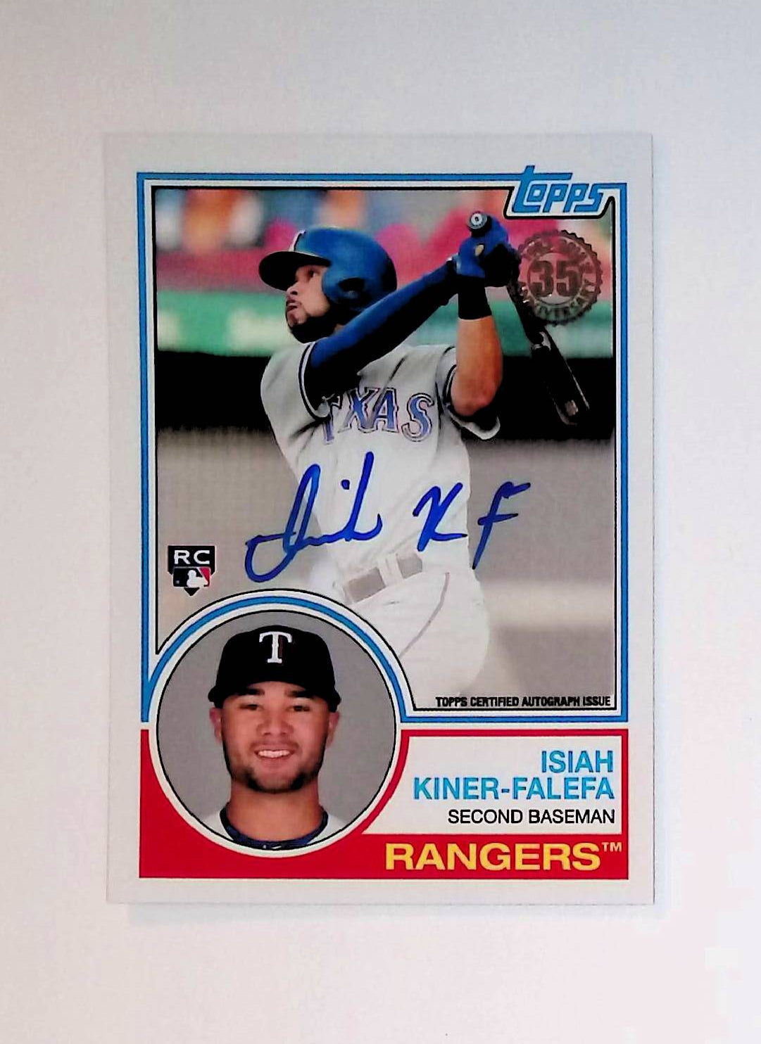 Isiah Kiner-Falefa 2018 Topps '83 Topps Autographs #83A-IK (Rookie Card) - LoCo Collectables