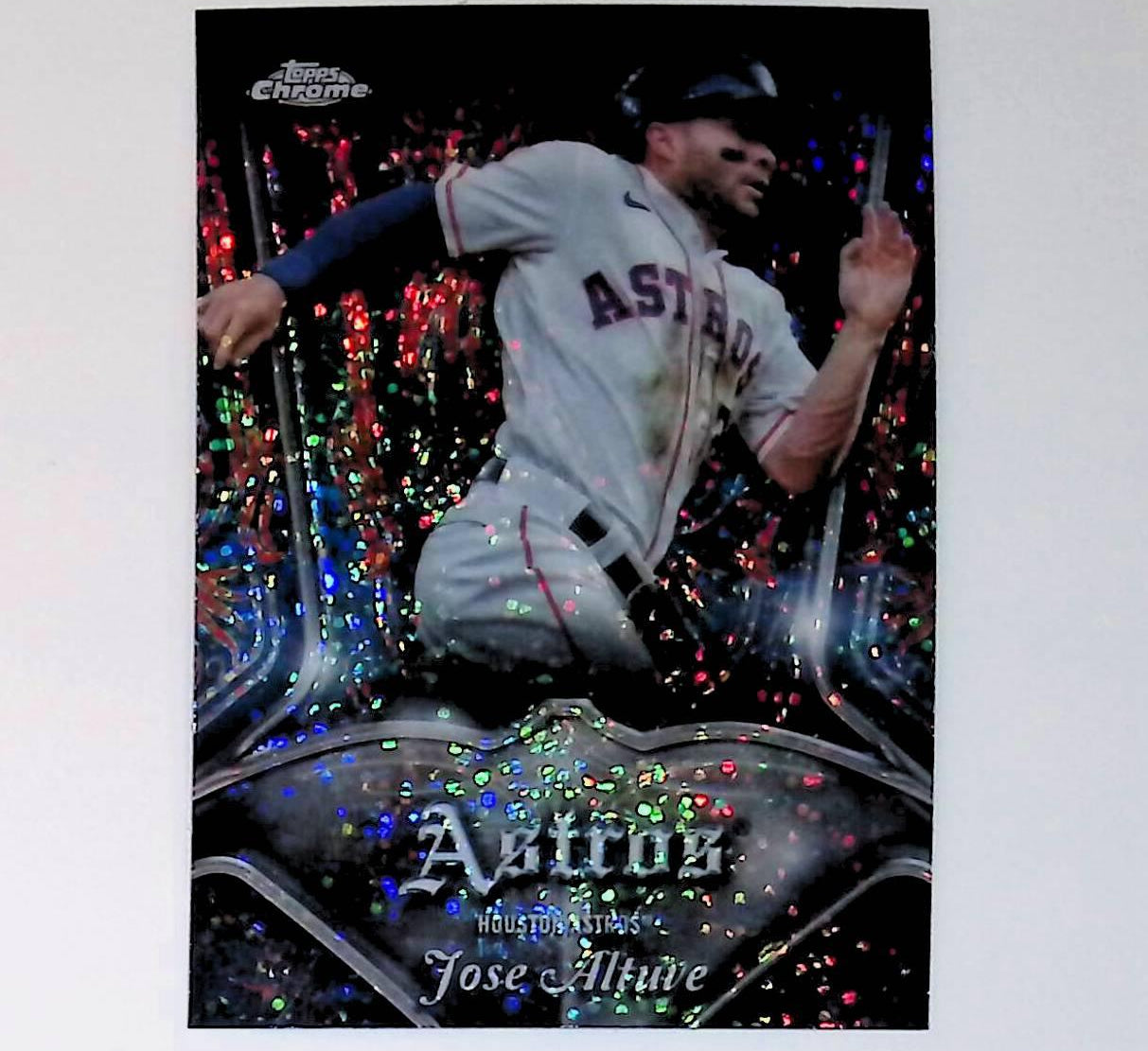 2022 Topps Chrome Club Plaques #P-3 Jose Altuve - LoCo Collectables