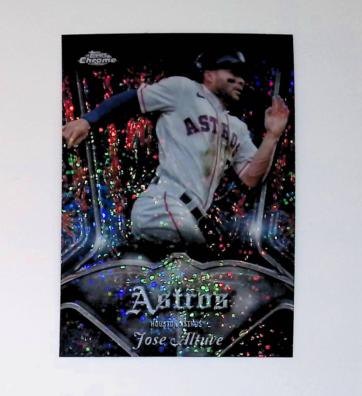 Jose Altuve 2022 Topps Chrome Club Plaques #P-3 - LoCo Collectables