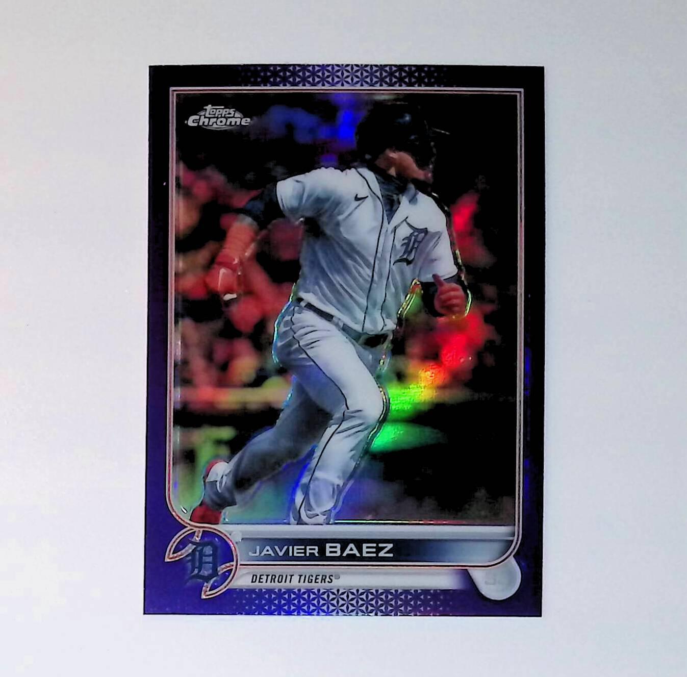 2022 Topps Chrome Update Purple Refractor #USC89 Javier Baez - LoCo Collectables