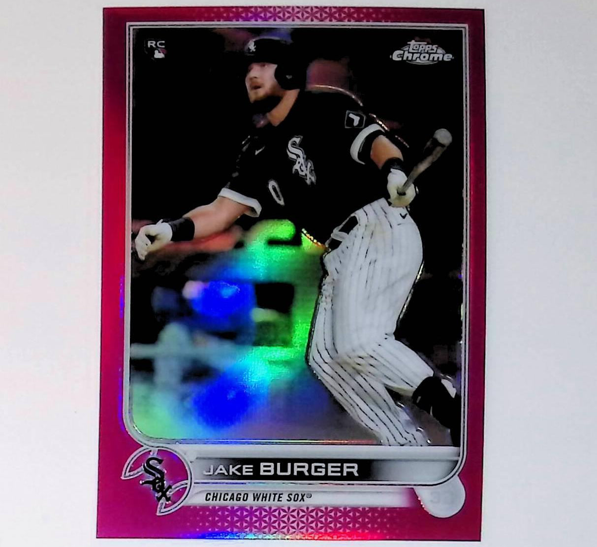 2022 Topps Chrome Magenta Refractors #29 Jake Burger Rookie - LoCo Collectables