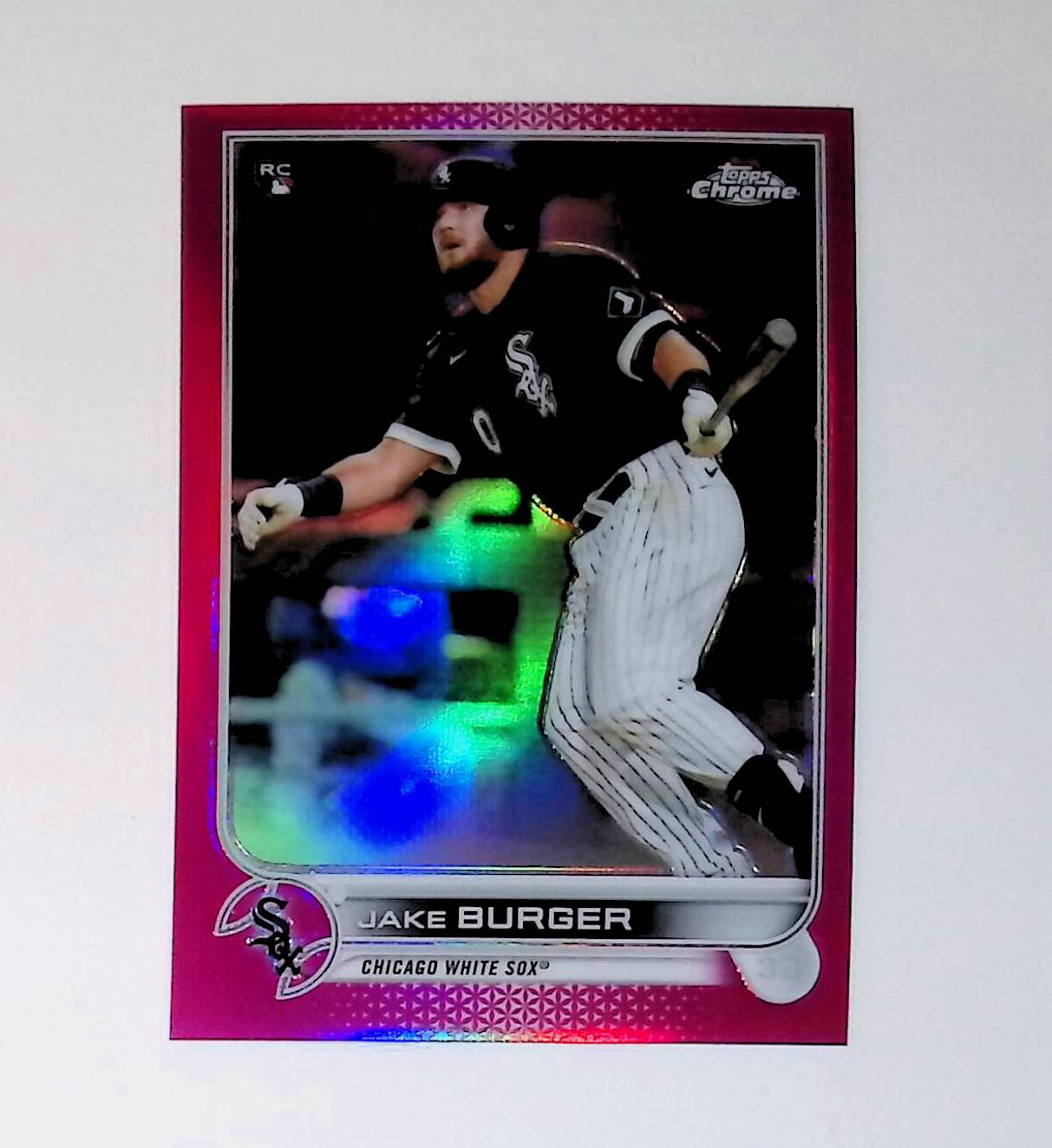 Jake Burger 2022 Topps Chrome Magenta Refractors #29 (Rookie Card) 297/399 - LoCo Collectables