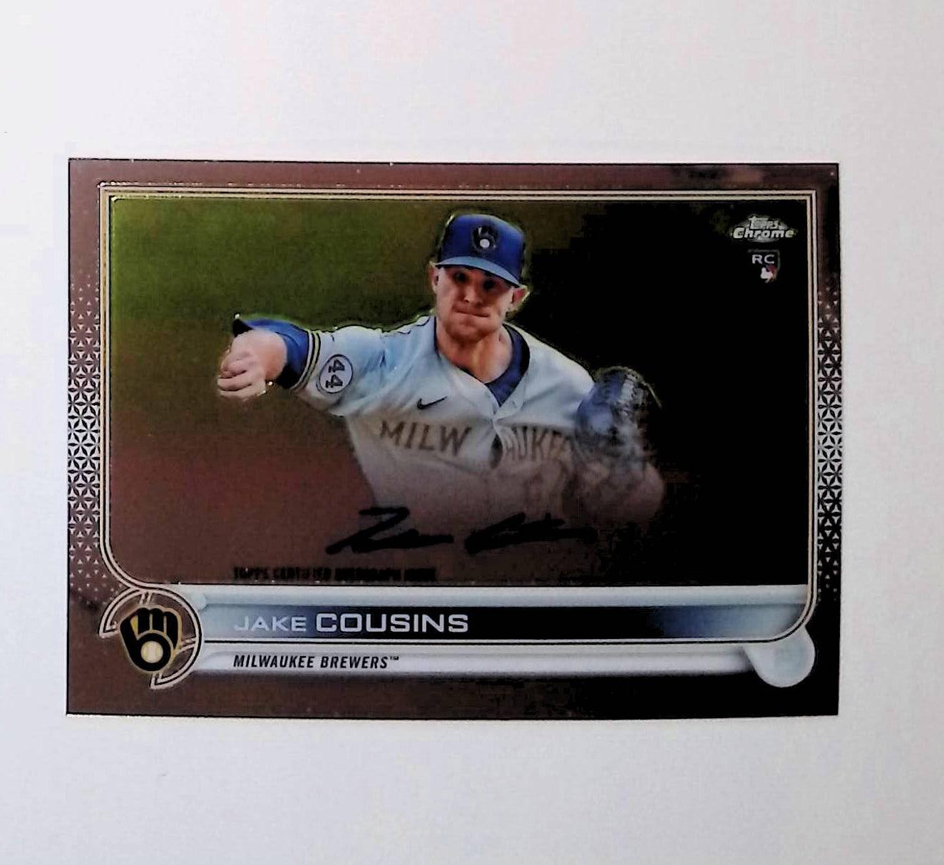 2022 Topps Chrome Rookie Autographs #RA-JC Jake Cousins Rookie - LoCo Collectables