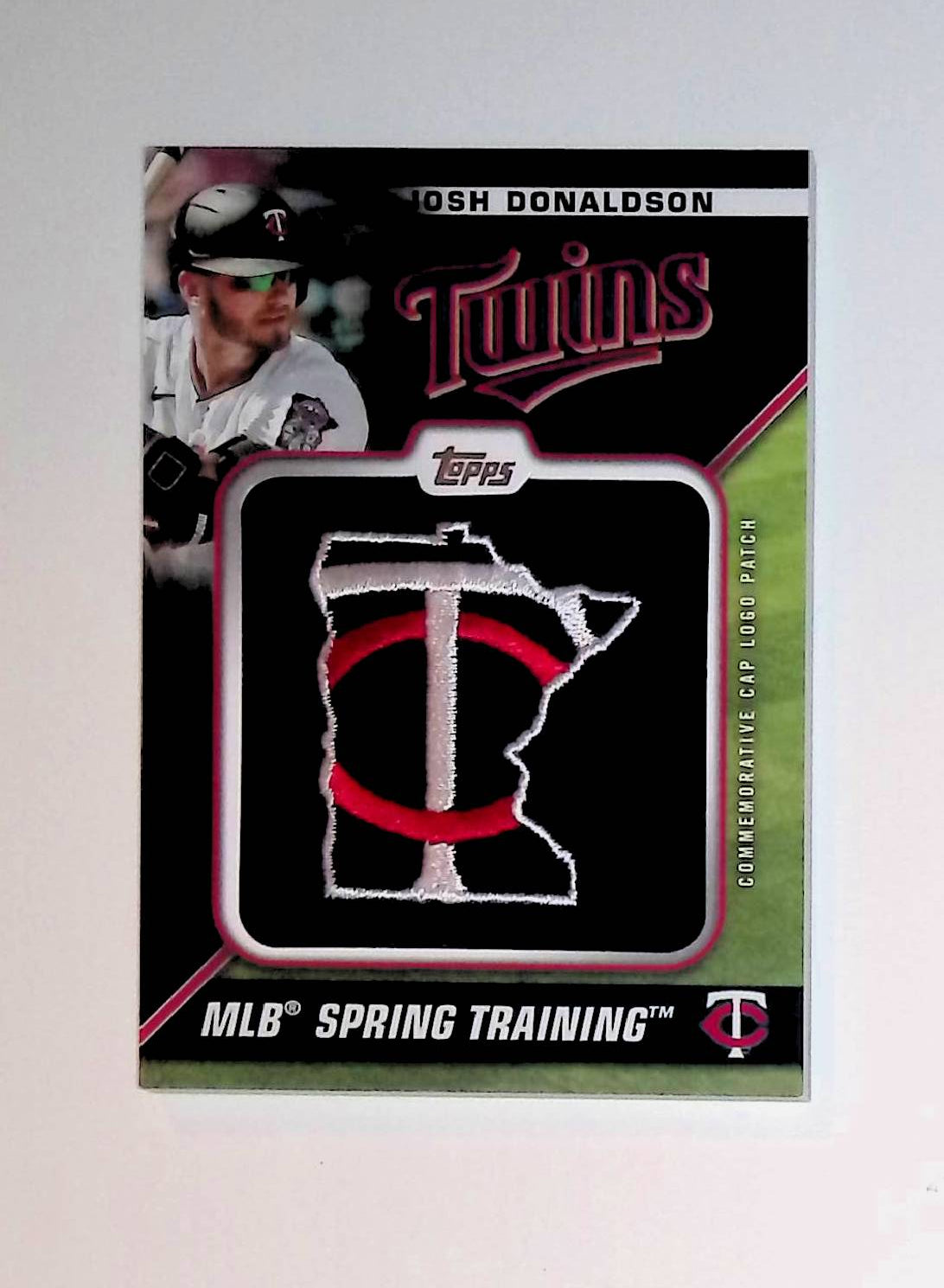 Josh Donaldson 2021 Topps Spring Training Cap Logo Patch #STCL-JD, 280 /299 - LoCo Collectables