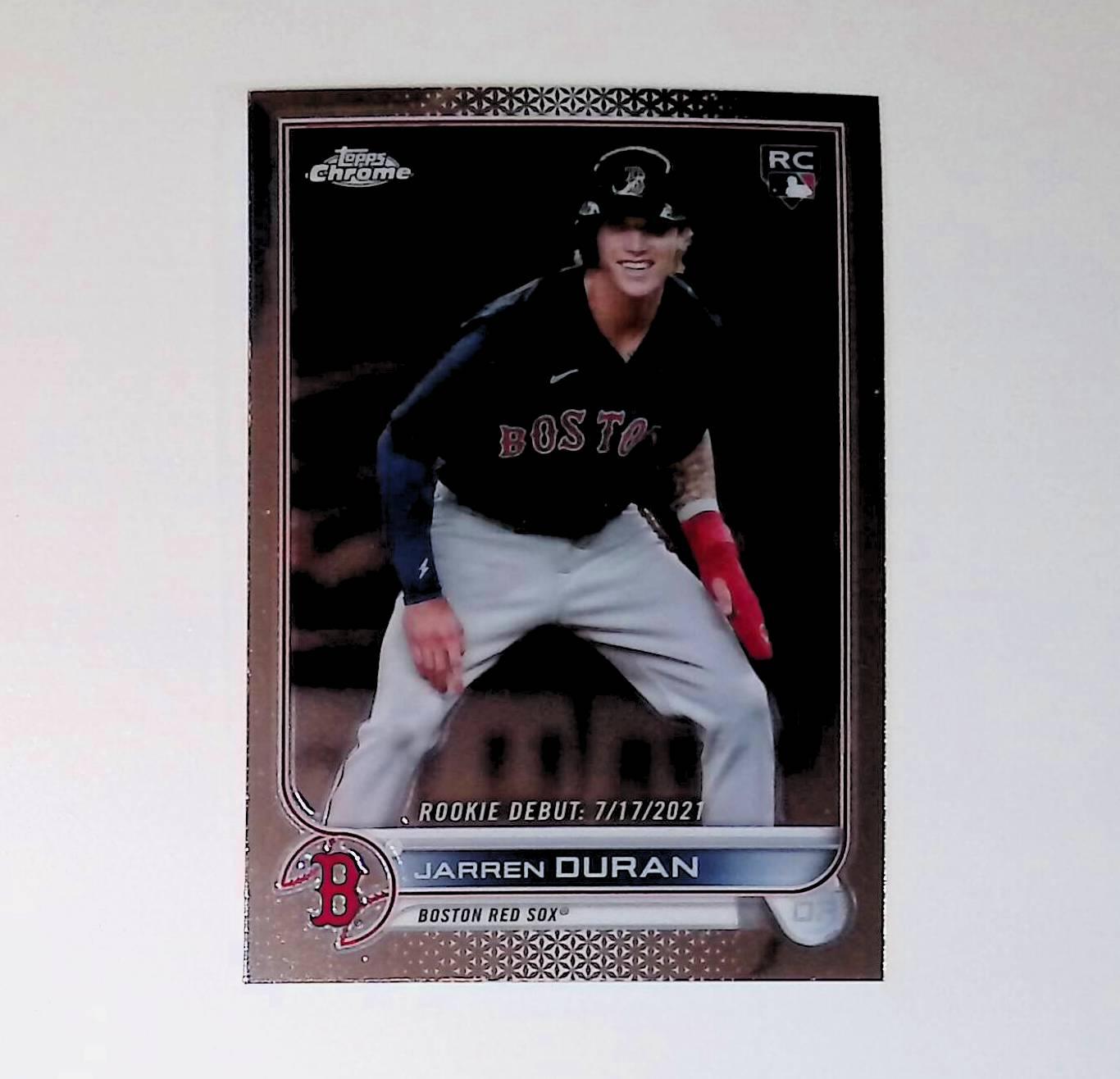 2022 Topps Chrome Update #USC70 Jarren Duran Rookie - LoCo Collectables