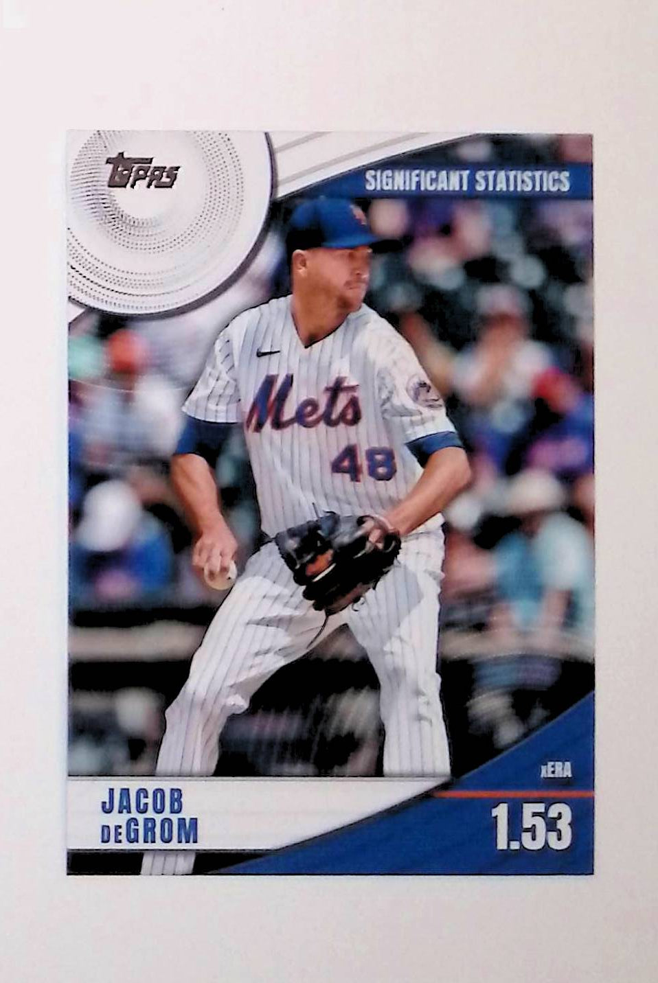 Jacob DeGrom 2022 Topps Significant Statistics #SS-18 - LoCo Collectables