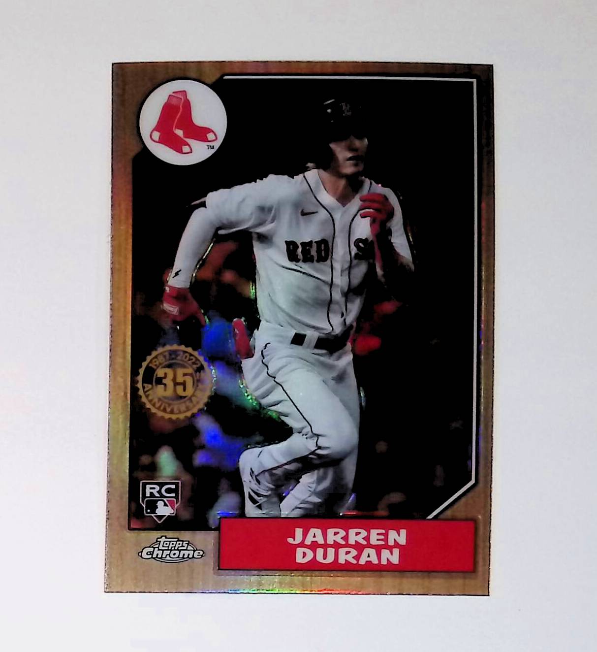 Jarren Duran 2022 Topps Chrome '87 Topps #87BC-19 (Rookie Card) - LoCo Collectables