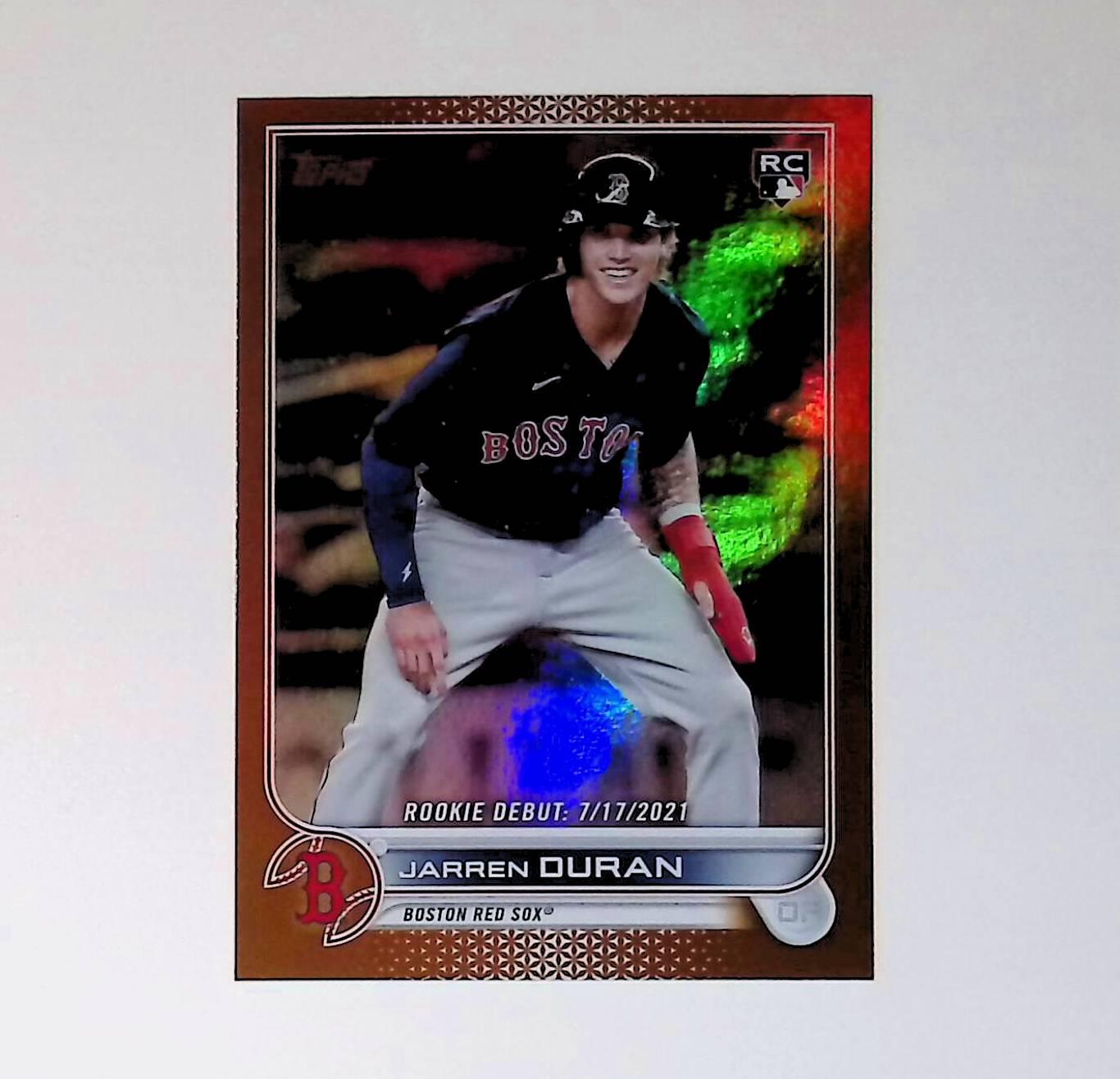 2022 Topps Update Gold Foil #US118 Jarren Duran Rookie - LoCo Collectables