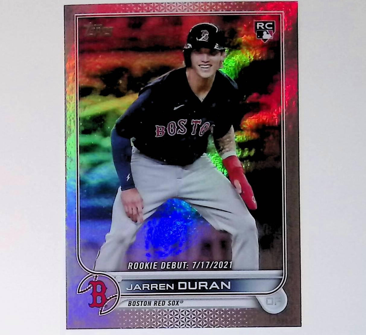 2022 Topps Update Rainbow Foil #US118 Jarren Duran Rookie - LoCo Collectables