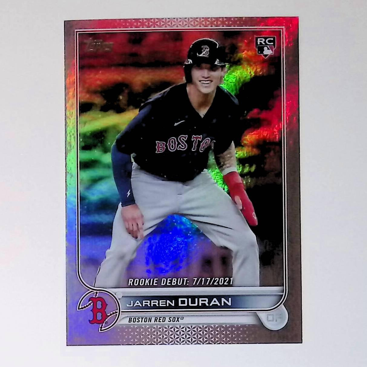 2022 Topps Update Rainbow Foil #US118 Jarren Duran Rookie - LoCo Collectables