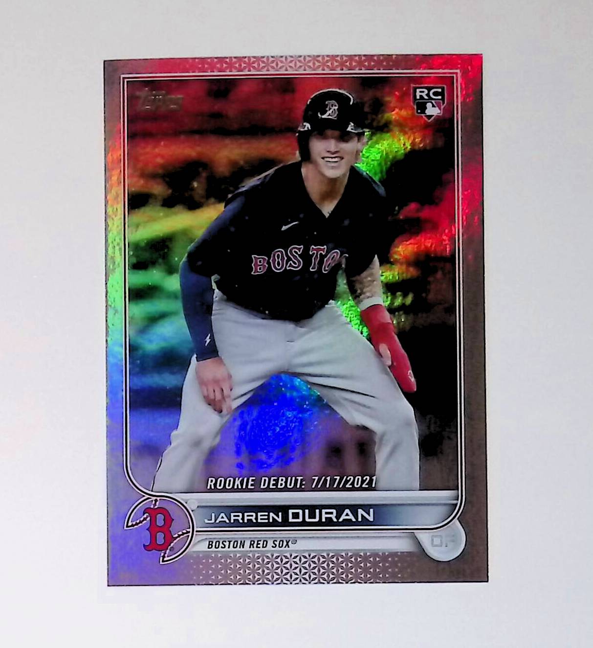 Jarren Duran 2022 Topps Update Rainbow Foil #US118 (Rookie Card) - LoCo Collectables