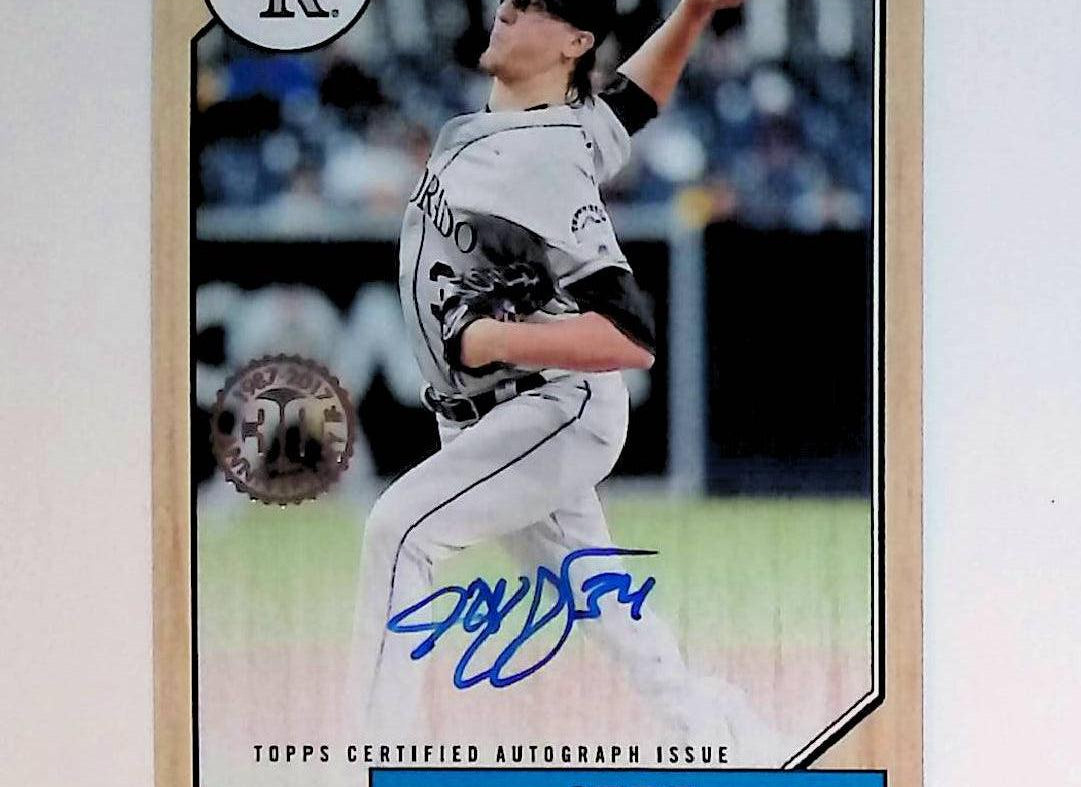 2017 Topps '87 Topps Autographs #1987A-JH Jeff Hoffman Rookie - LoCo Collectables