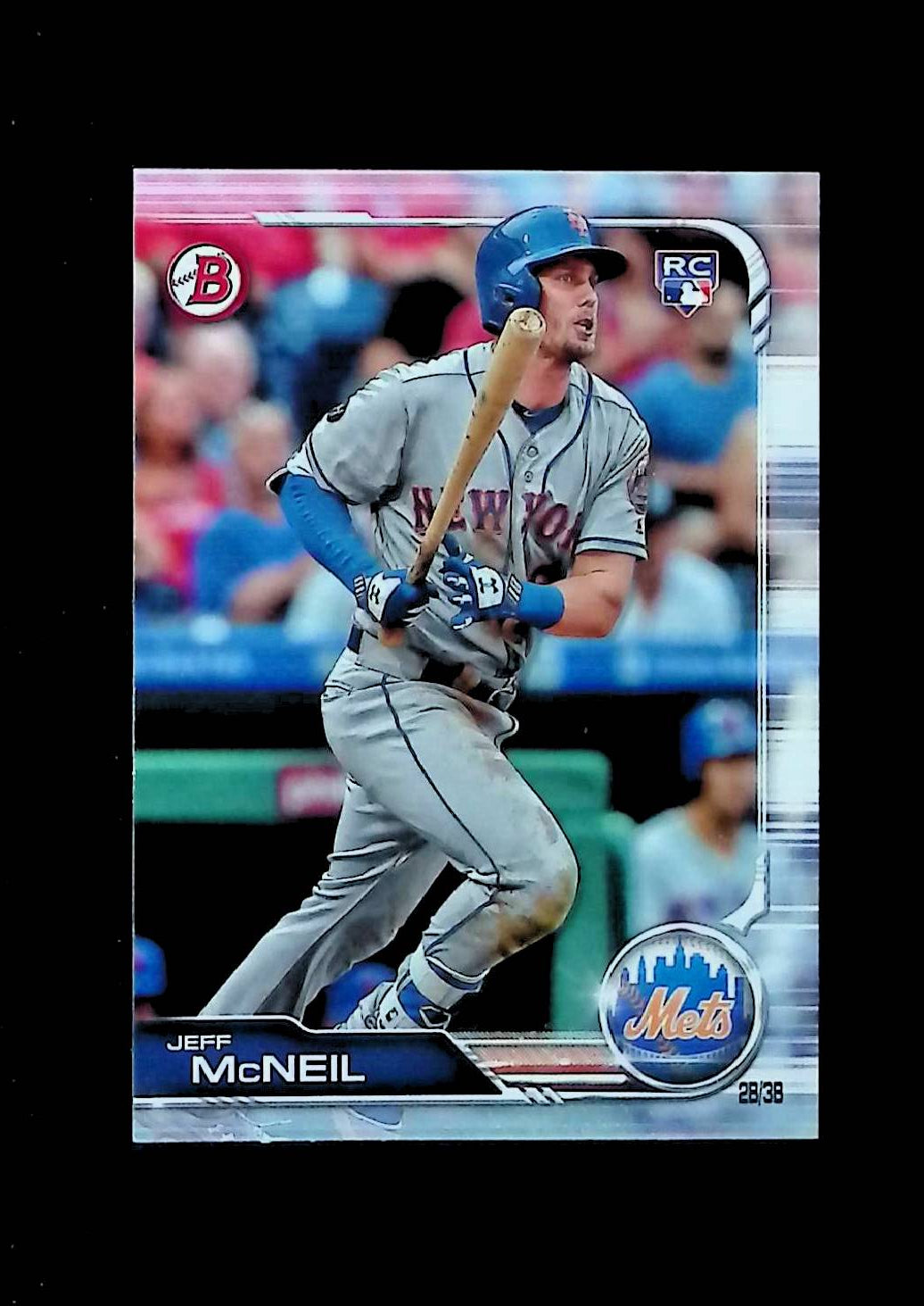 2019 Bowman #90 Jeff McNeil Rookie RC Baseball Card