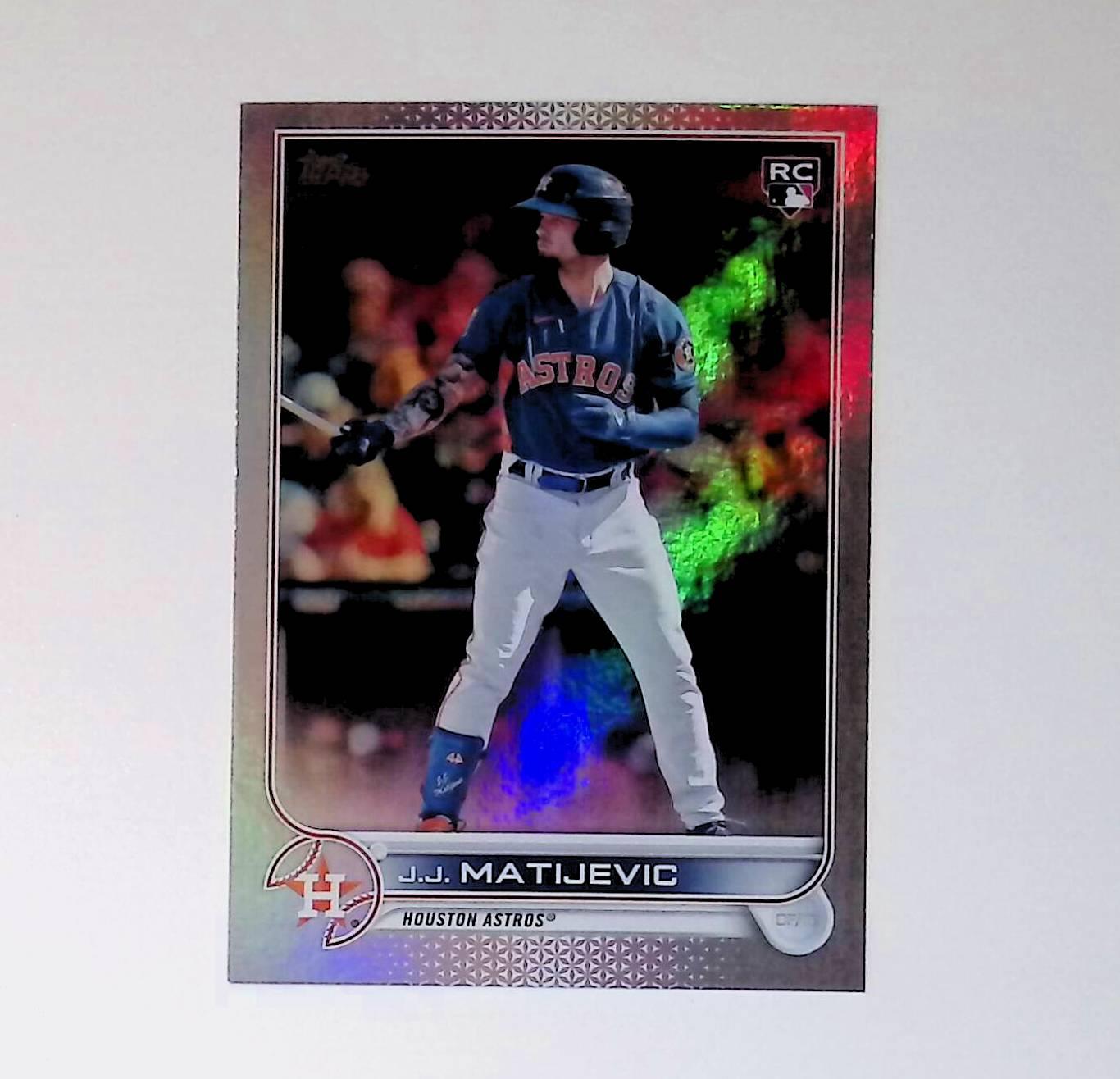JJ Matijevic 2022 Topps Update Rainbow Foil #US297 (Rookie Card) - LoCo Collectables