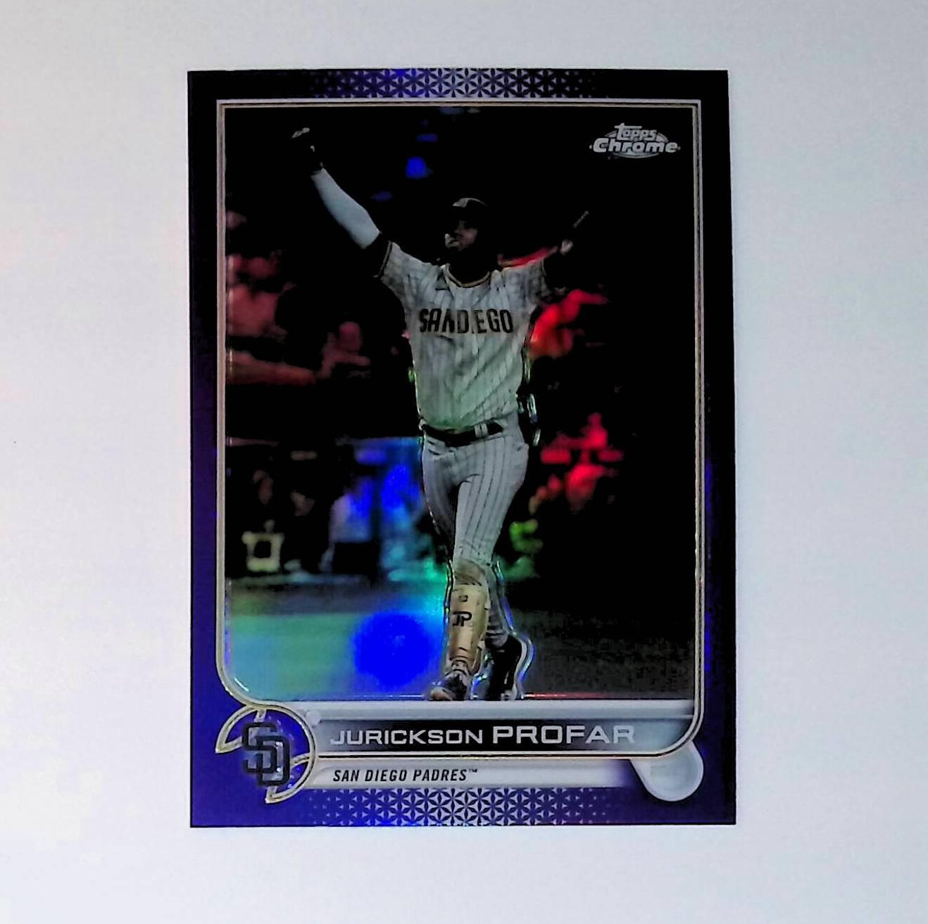 2022 Topps Chrome Update #USC118 Jurickson Profar Purple Refractor - LoCo Collectables
