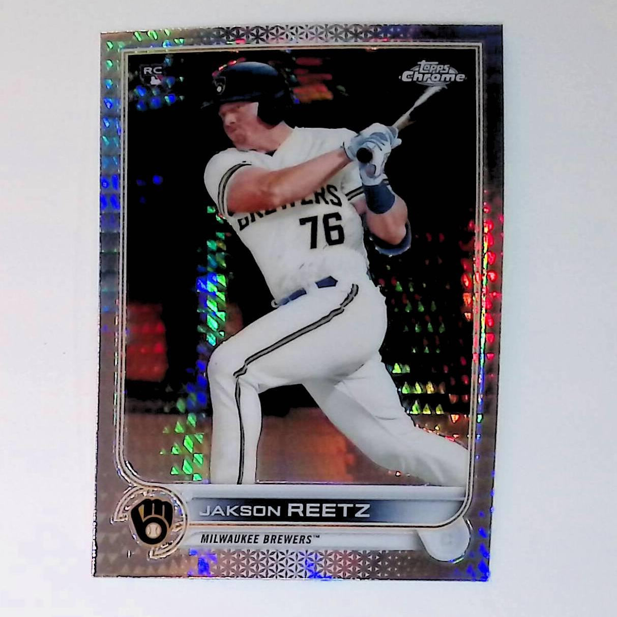 2022 Topps Chrome Prism Refractor #157 Jakson Reetz Rookie - LoCo Collectables
