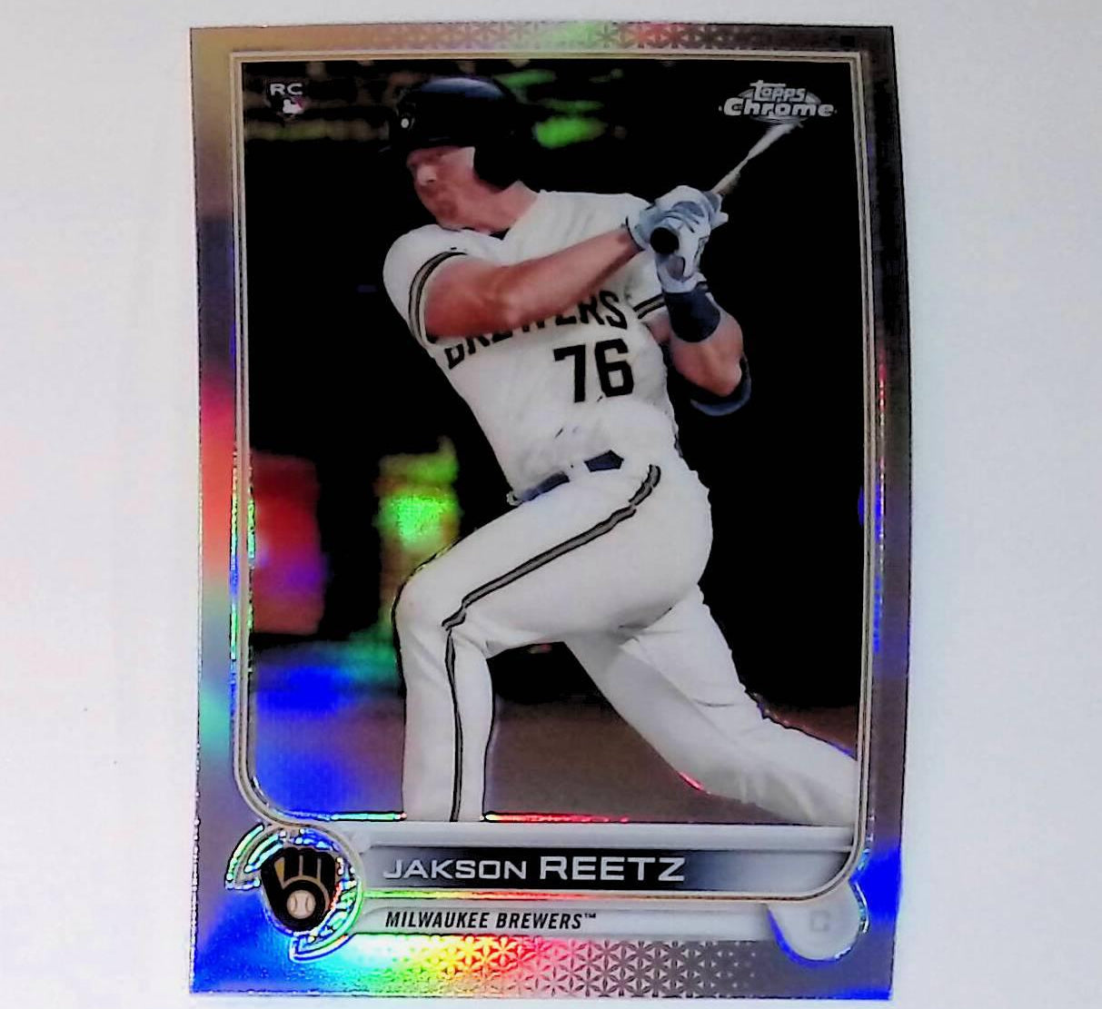 2022 Topps Chrome Refractor #157 Jakson Reetz Rookie - LoCo Collectables