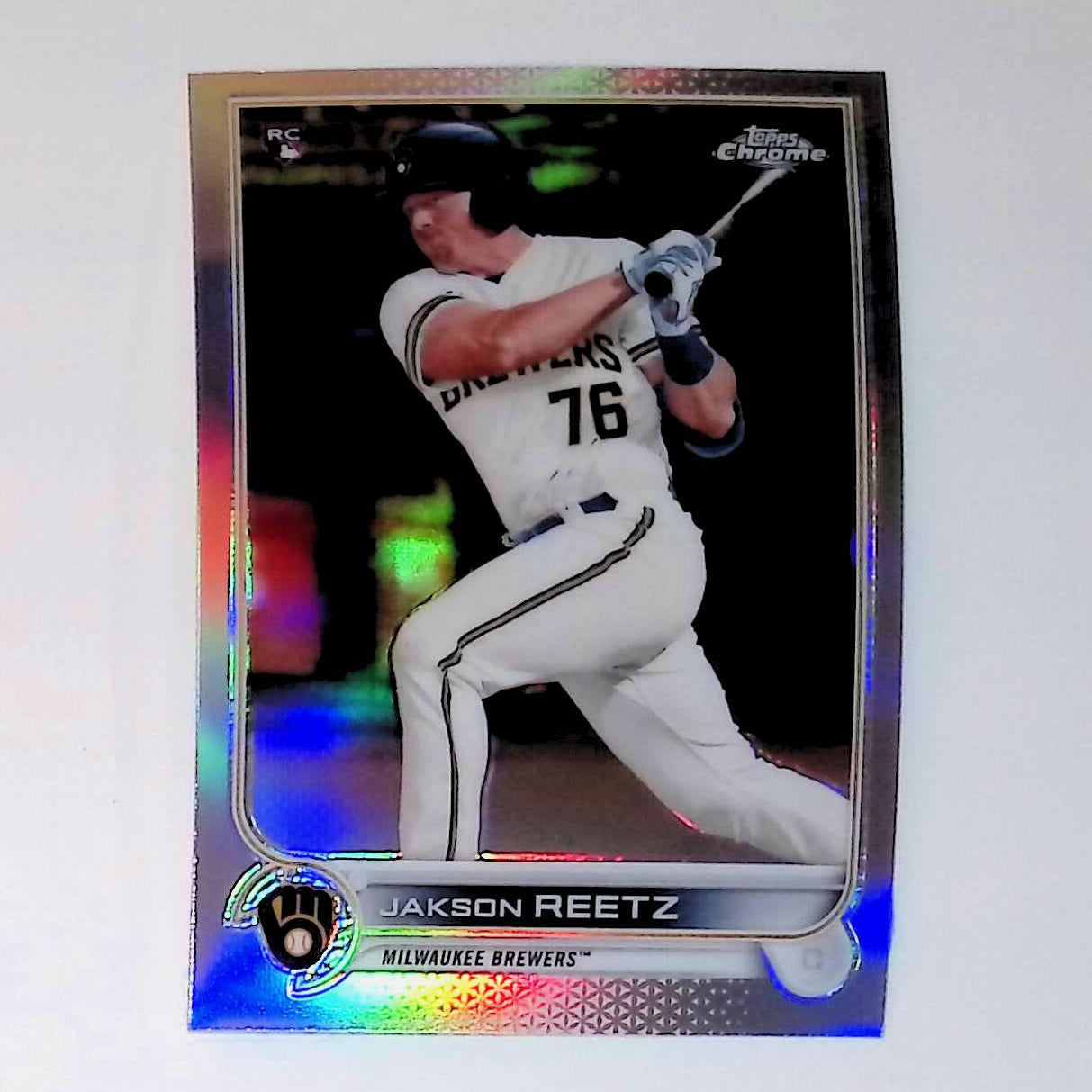 2022 Topps Chrome Refractor #157 Jakson Reetz Rookie - LoCo Collectables