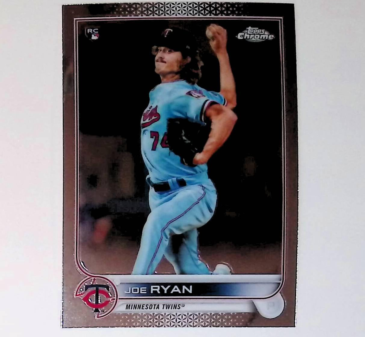 2022 Topps Chrome #48 Joe Ryan Rookie - LoCo Collectables