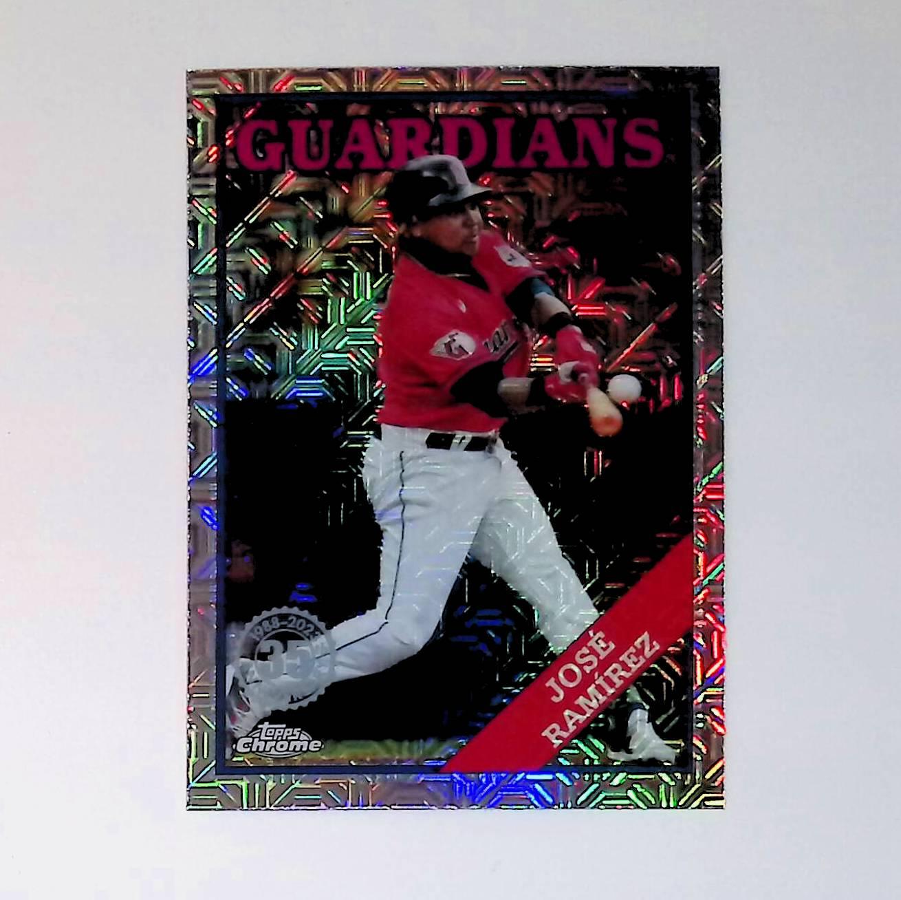 2023 Topps 1988 Topps #T88C-34 Jose Ramirez Silver Pack Chrome - LoCo Collectables