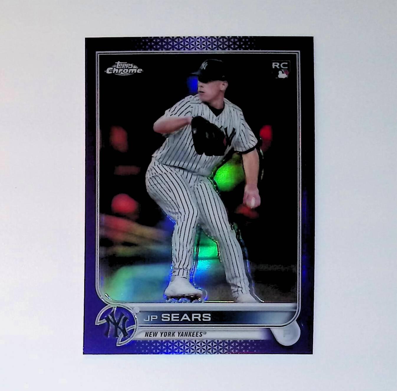 2022 Topps Chrome Update #USC110 JP Sears Rookie Purple Refractor - LoCo Collectables