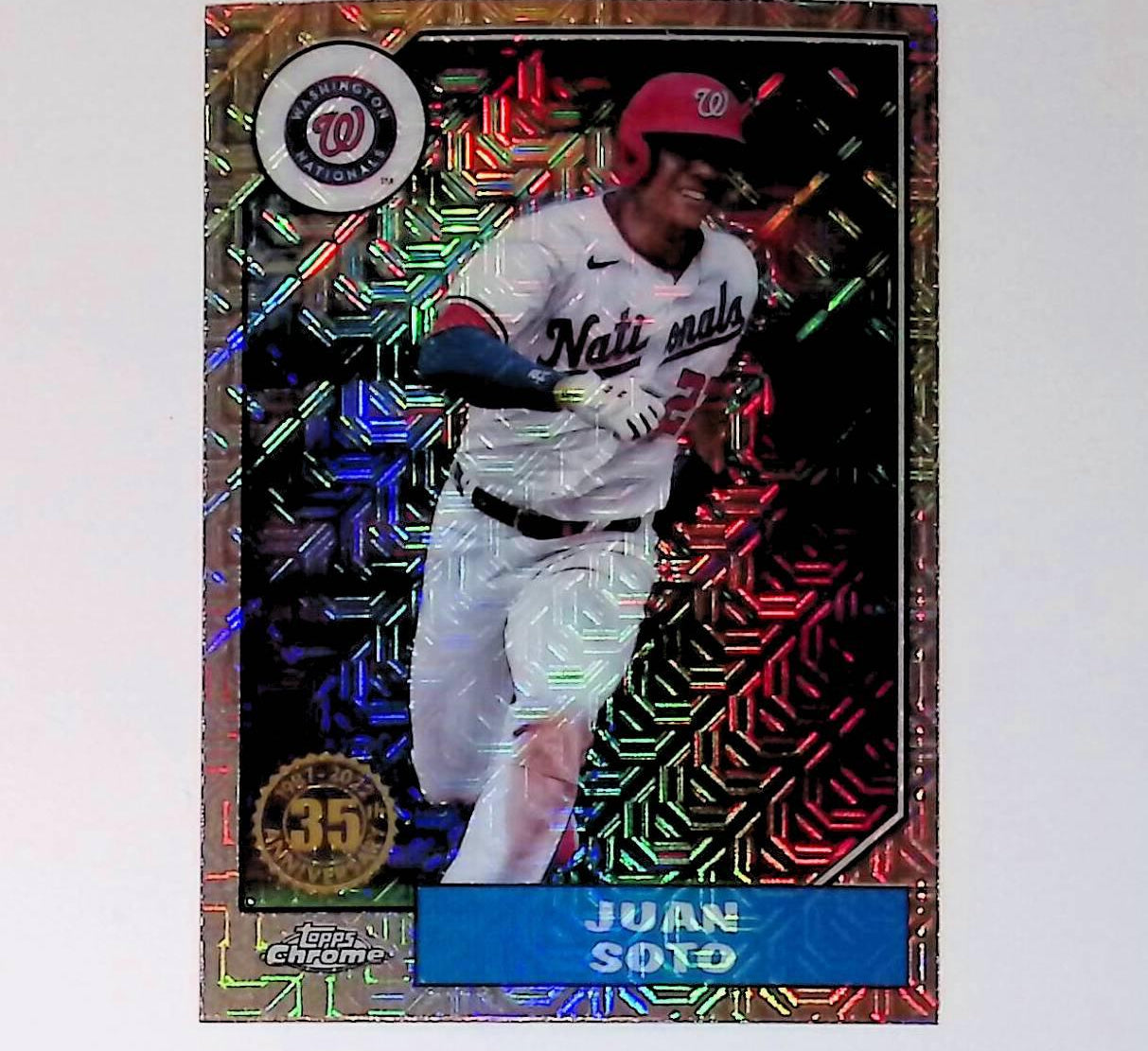 2022 Topps Update 1987 Topps #T87C-57 Juan Soto Silver Pack Chrome - LoCo Collectables
