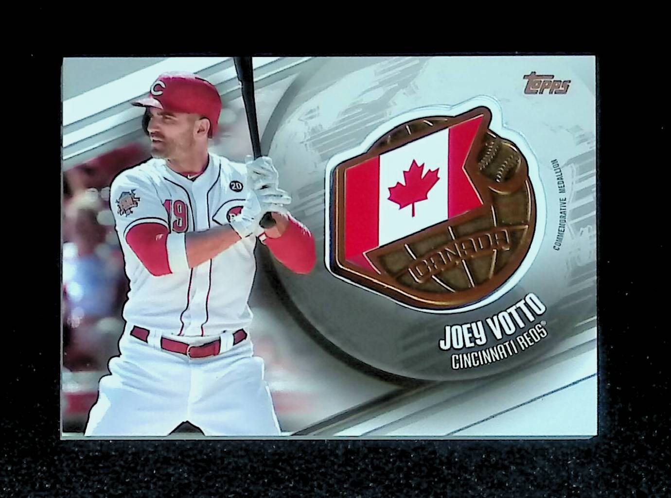 Joey Votto 2020 Topps Global Game Medallions #GGM-JV - LoCo Collectables