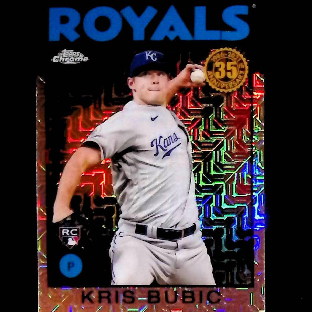 Kris Bubic 2021 Topps '86 Topps Silver Pack Chrome #86BC-15 (Rookie Card) - LoCo Collectables
