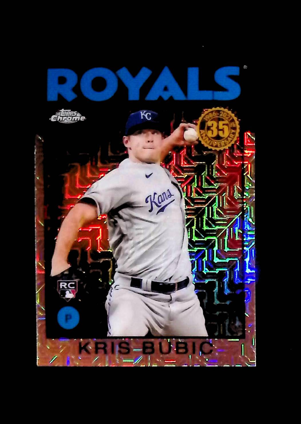 Kris Bubic 2021 Topps '86 Topps Silver Pack Chrome #86BC-15 (Rookie Card) - LoCo Collectables