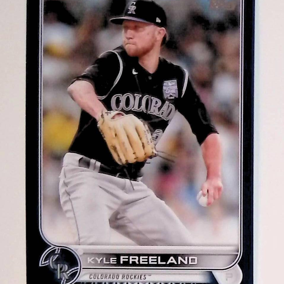 2022 Topps #169 Kyle Freeland Royal Blue - LoCo Collectables