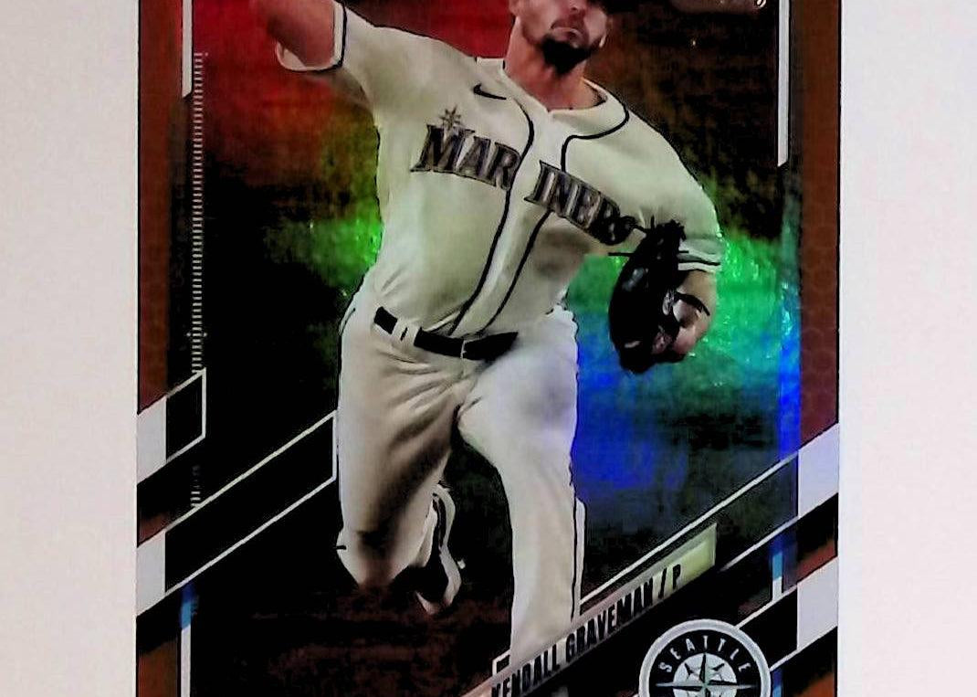 2021 Topps #340 Kendall Graveman Gold Foil - LoCo Collectables