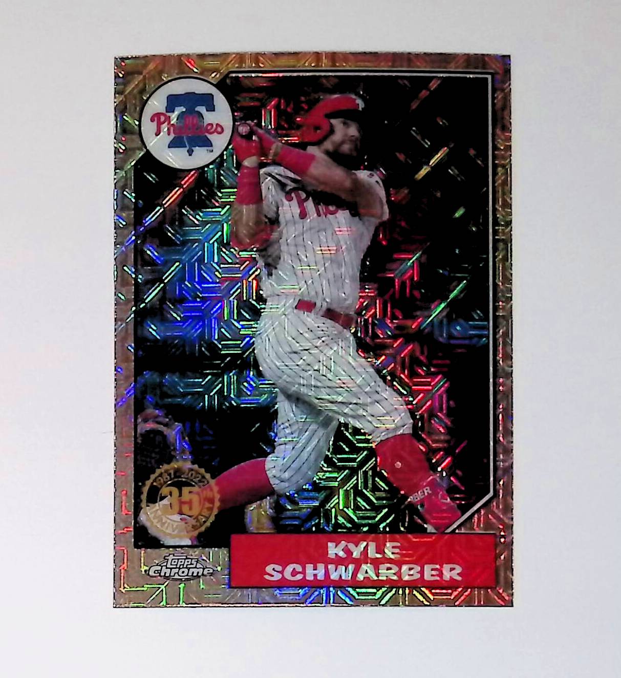 Kyle Schwarber 2022 Topps Update '87 Topps Silver Pack Chrome #T87C-4 - LoCo Collectables