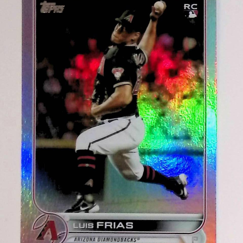 2022 Topps #338 Luis Frias Rookie Rainbow Foil - LoCo Collectables