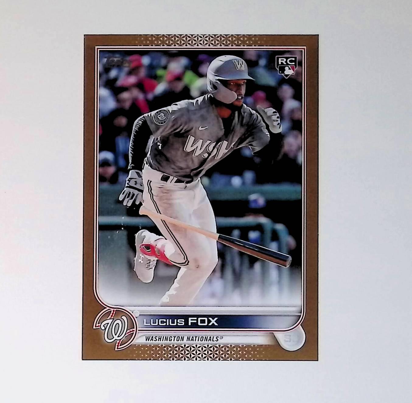 2022 Topps Update #US38 Lucius Fox Rookie Gold - LoCo Collectables