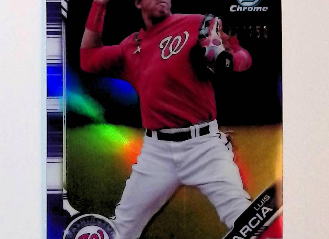 2019 Bowman Chrome Prospects #BCP-64 Luis Garcia Purple Refractor - LoCo Collectables