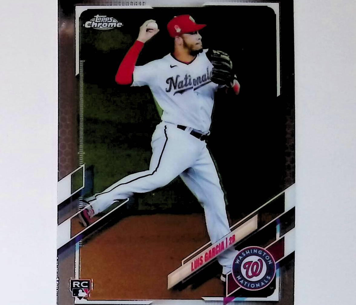 2021 Topps Chrome #189 Luis Garcia Rookie - LoCo Collectables
