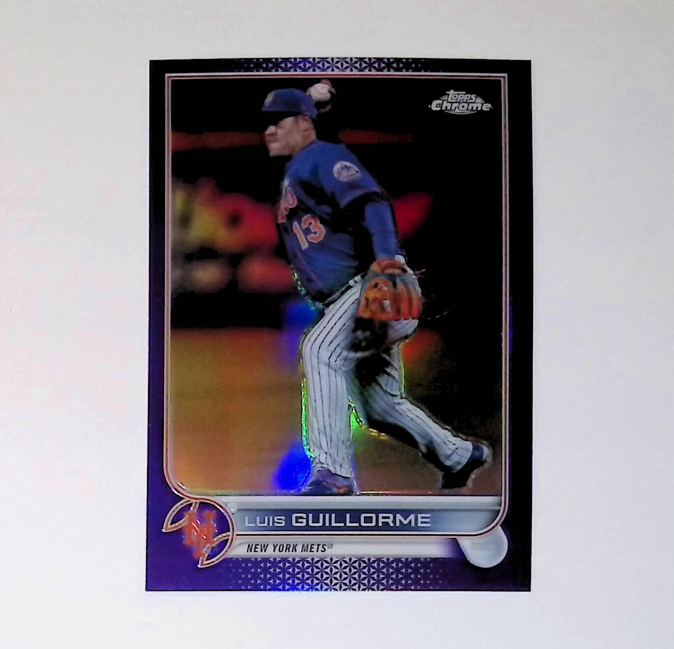 Luis Guillorme 2022 Topps Chrome Update Purple Refractors #USC108 - LoCo Collectables