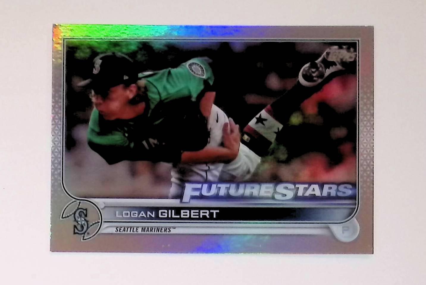 2022 Topps #156 Logan Gilbert Future Stars Rainbow Foil - LoCo Collectables