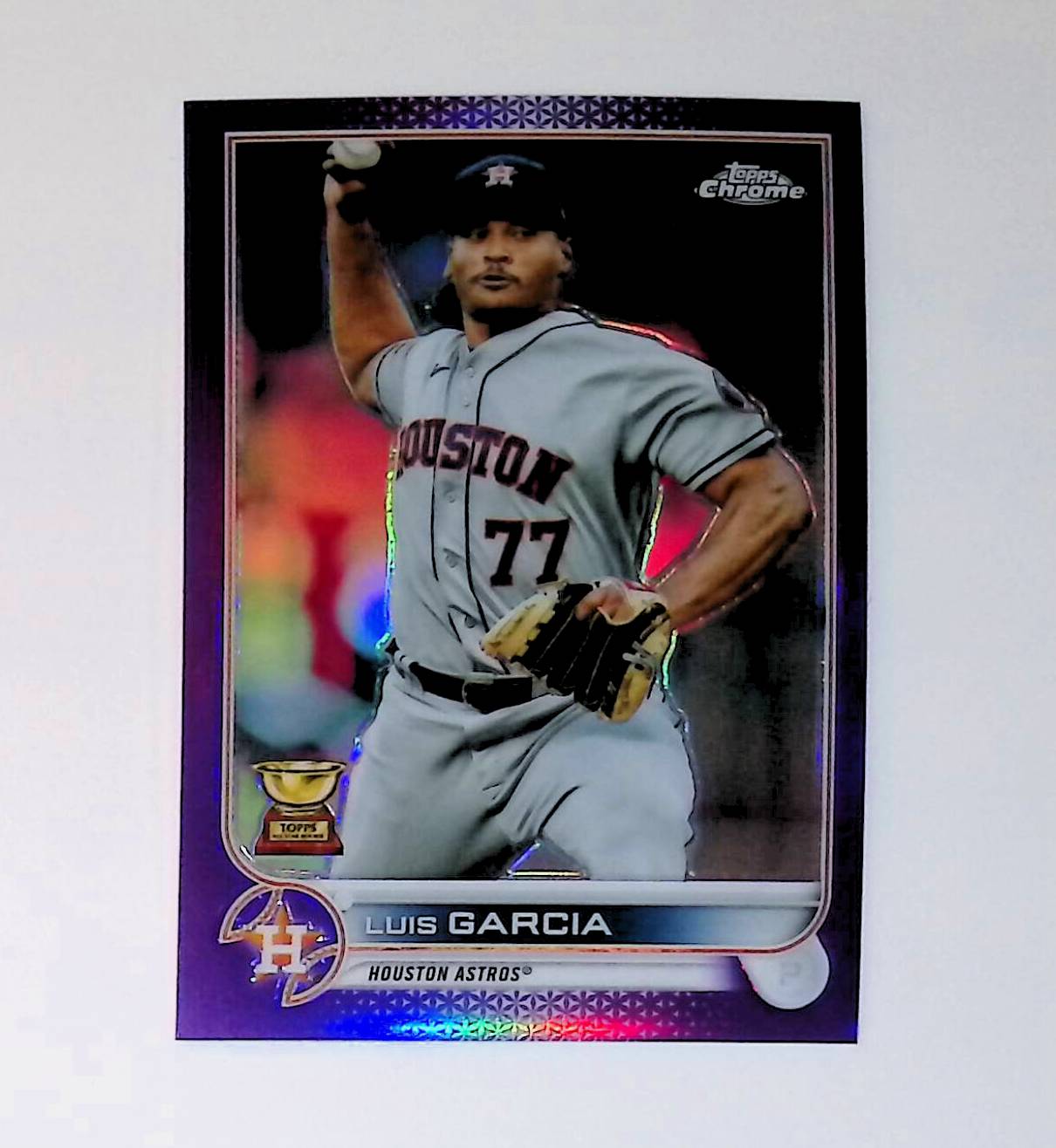 Luis Garcia 2022 Topps Chrome Purple Refractors #12 (All-Star Rookie Cup), 28 /250 - LoCo Collectables