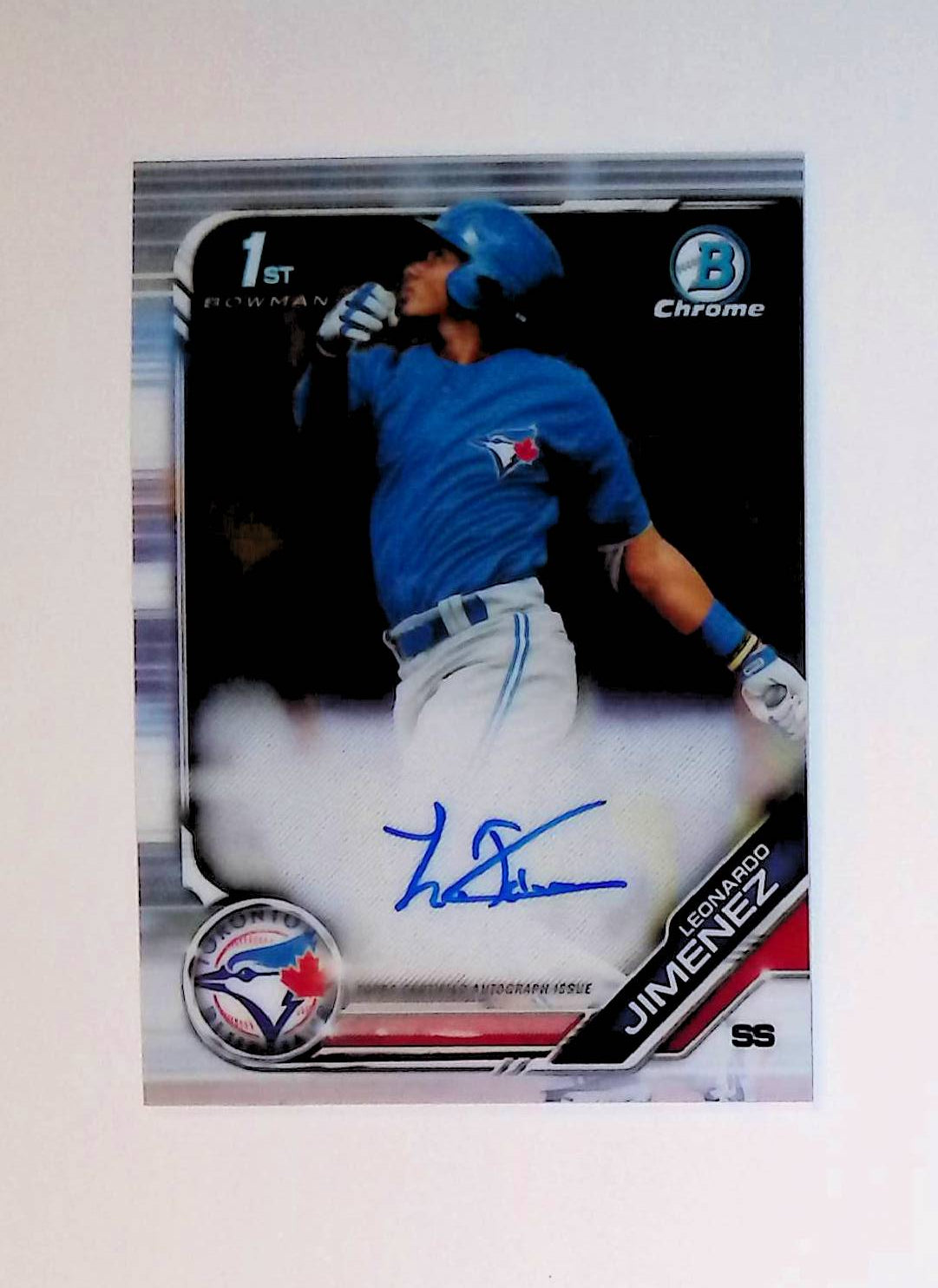 Leonardo Jimenez 2019 Bowman Chrome Prospect Autographs #CPA-LJ - LoCo Collectables