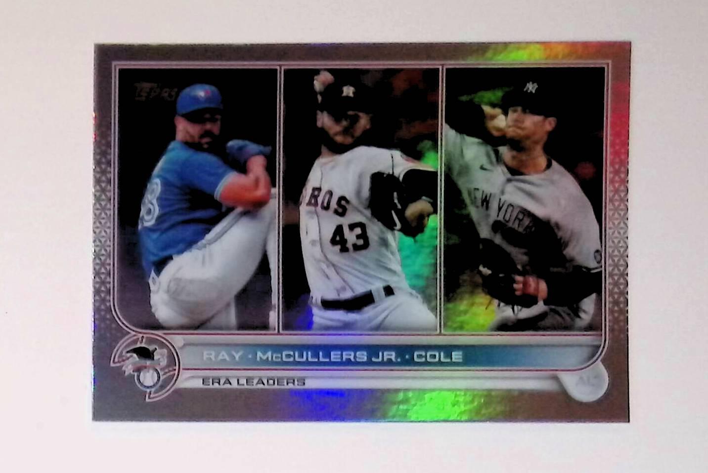Robbie Ray, Lance McCullers Jr, Gerrit Cole 2022 Topps Rainbow Foil #283 - LoCo Collectables