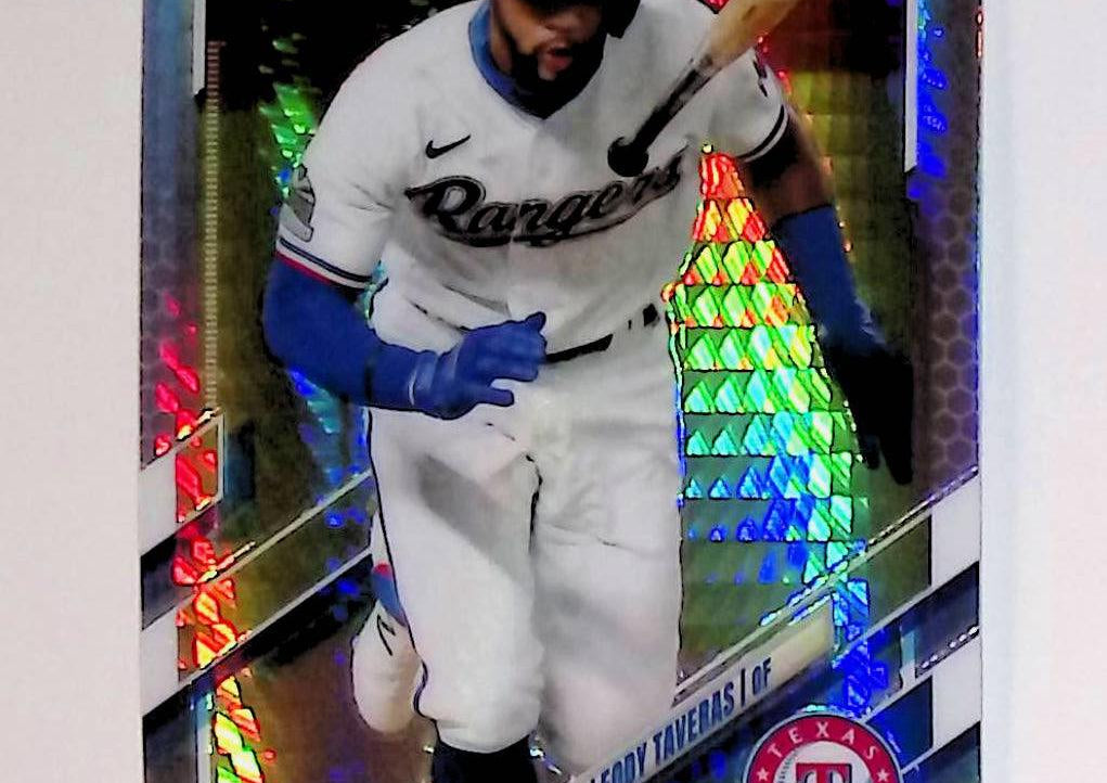 2021 Topps Chrome #146 Leody Taveras Rookie Prism Refractor - LoCo Collectables