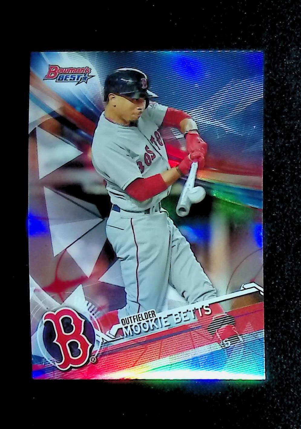 2017 Bowman's Best Refractor #46 Mookie Betts - LoCo Collectables