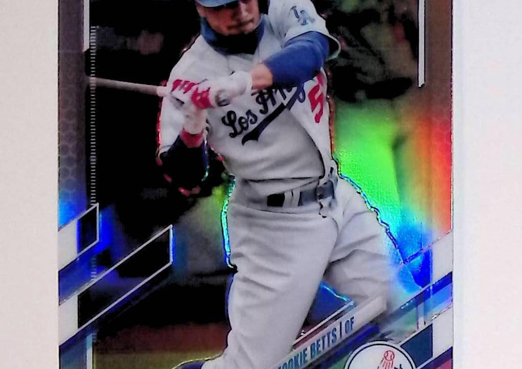 2021 Topps Chrome Refractor #100 Mookie Betts - LoCo Collectables