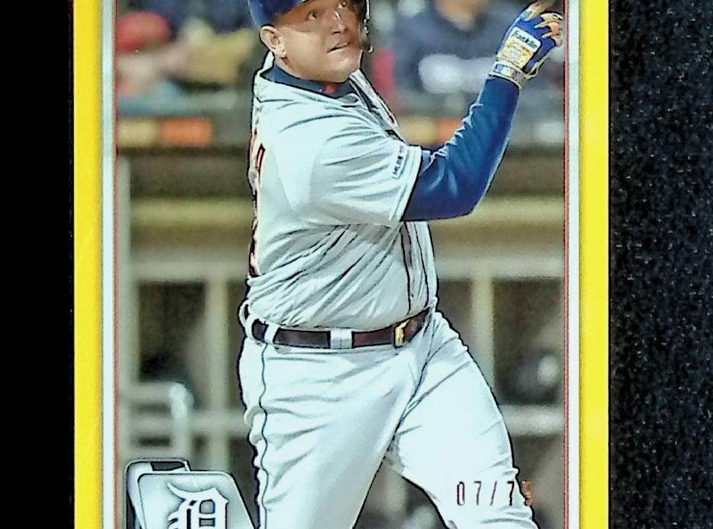 2020 Bowman Yellow #93 Miguel Cabrera - LoCo Collectables